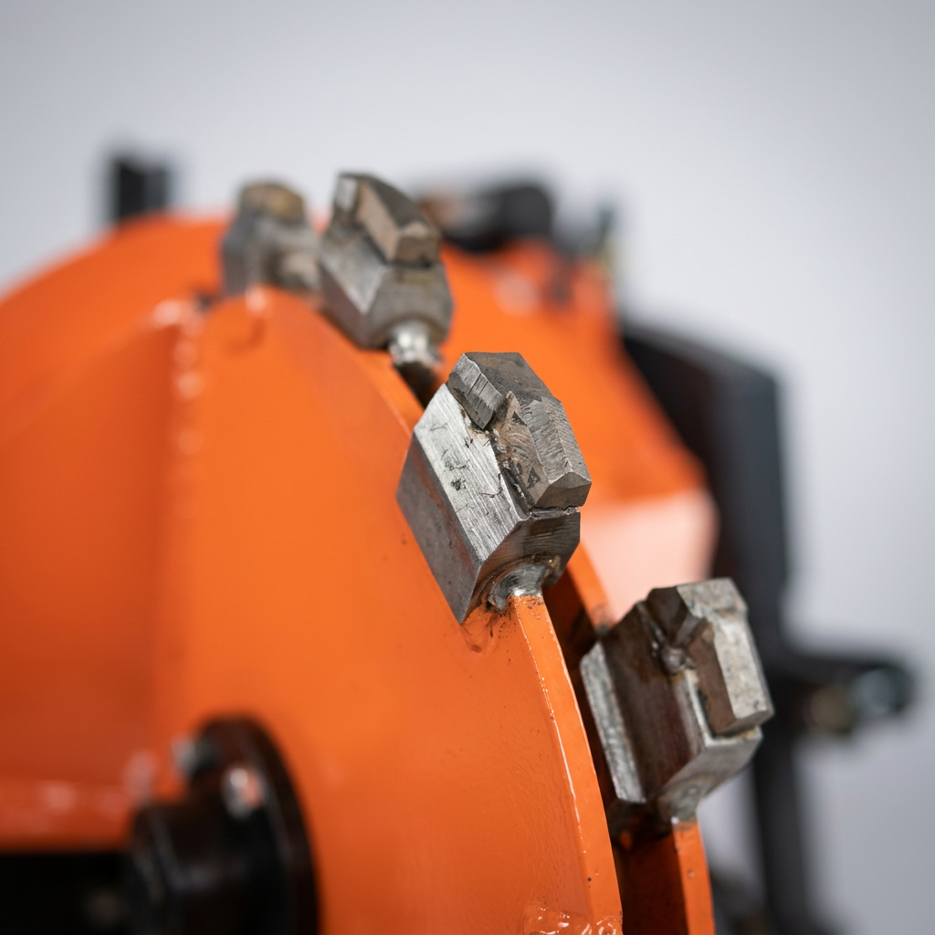 SG24 stump grinder carbide tooth close-up